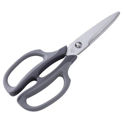 Кухонные ножницы с мягкой ручкой и желобком KAI KITCHEN DH8005, разборные, безопасные, серые,