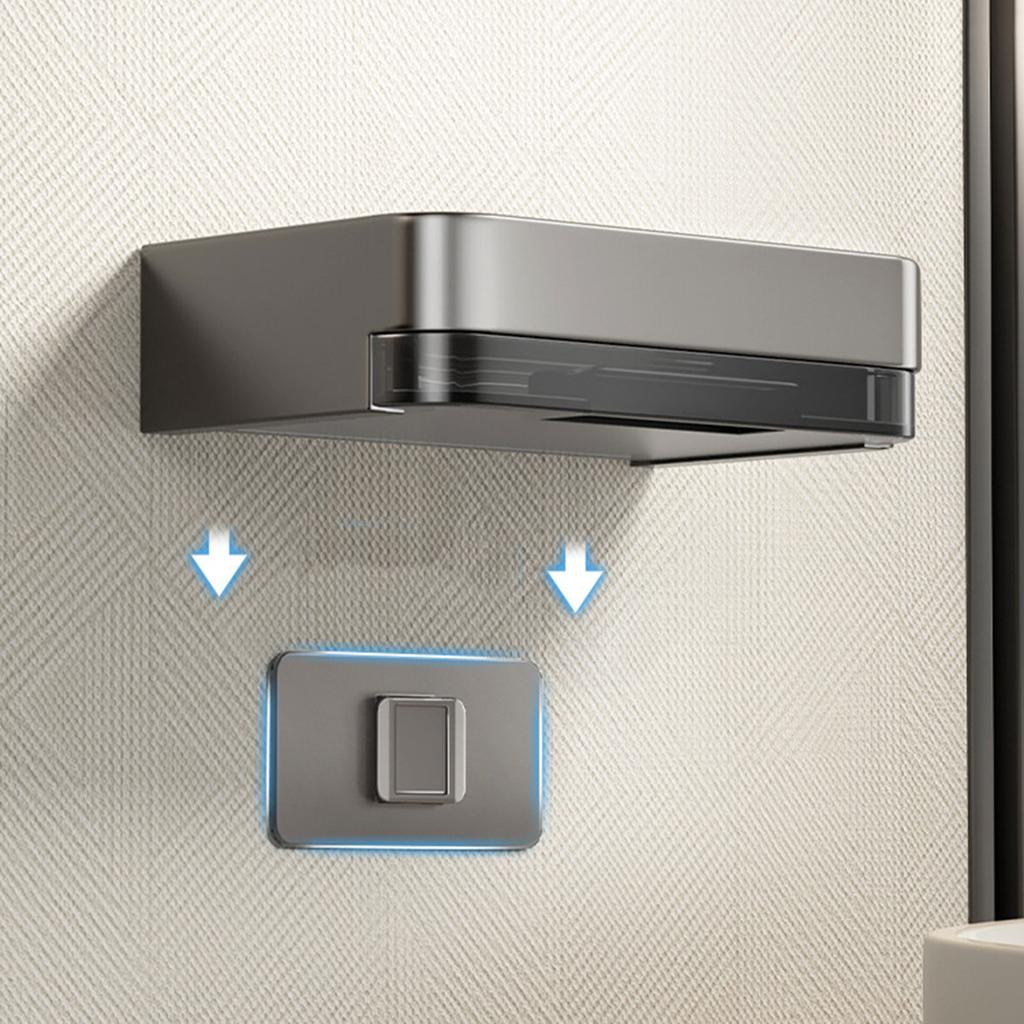 Мыльница из алюминиевого сплава для ванной комнаты с настенным сливом для воды, мыльница для ванной комнаты, аксессуары для ванной комнаты