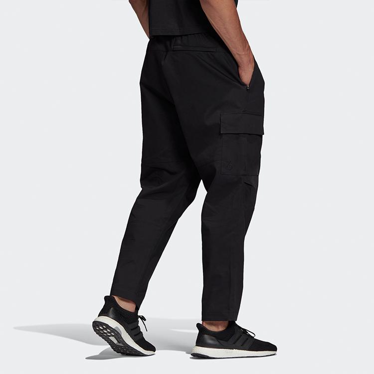 adidas Брюки-карго из саржи мужские, черные FS8973