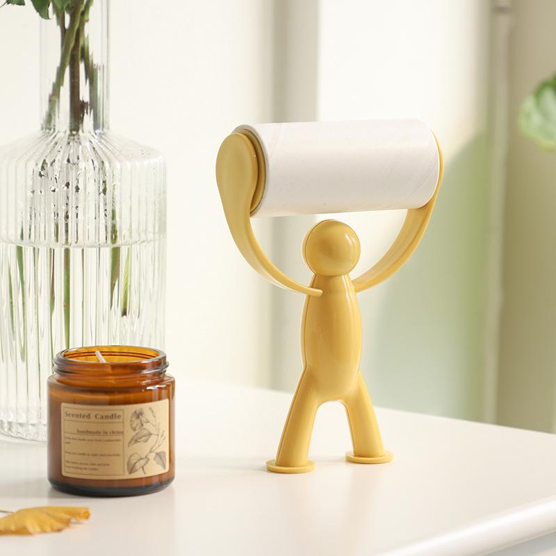 Стоячая съемная пыльная бумага Ролик для аппликации ворса Фетровый валик Кисть Аппликатор для ворса Валик для удаления ворса