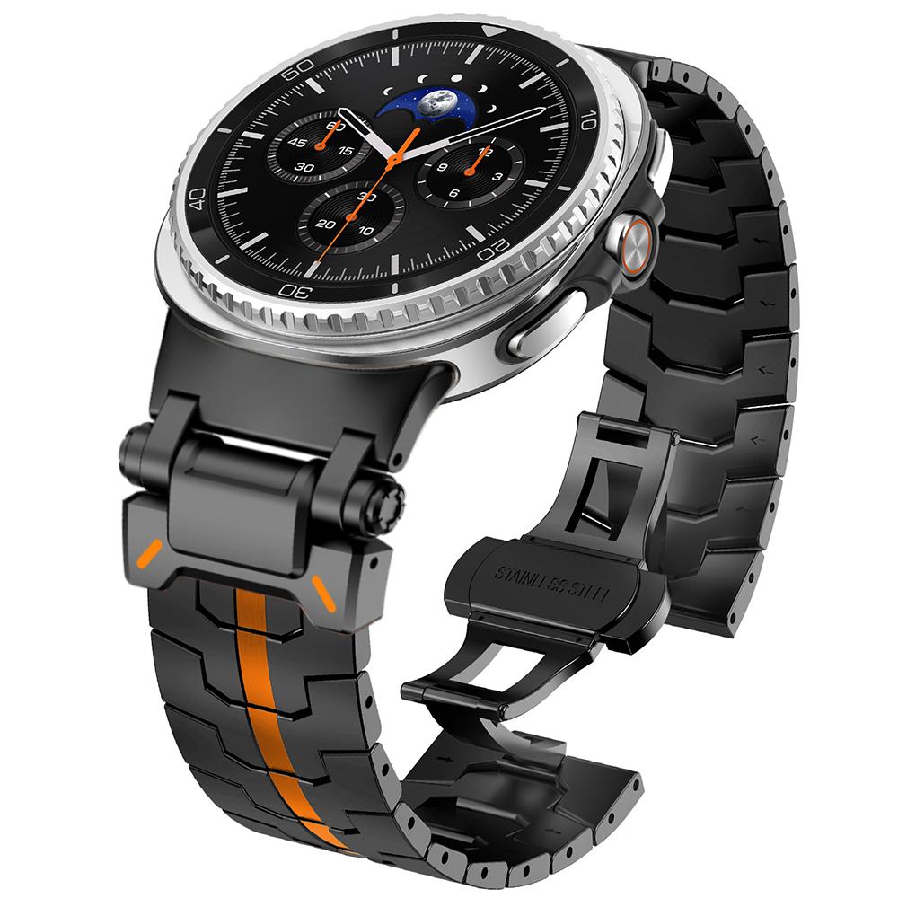 Браслет из нержавеющей стали для Samsung Galaxy Watch 8 8 Classic 46мм 44мм 40мм Металлический ремешок для GALAXY Watch Ultra 2025 47мм Ремешки