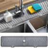 ODRAGO Silicone Kitchen Sink Splash Guard - 24.01 Inch Faucet Mat for Kitchen Sink Water - Longer Faucet Handle Drip Catcher Tray-Sink Guard for