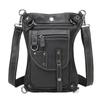 Meigardass Genuine Leather Leg Bag for Waist Hip Shoulder Crossbody with Smartphone Pocket Motorcycles, Men's Pouch, Bag, Bag, Bag, Multi-functional