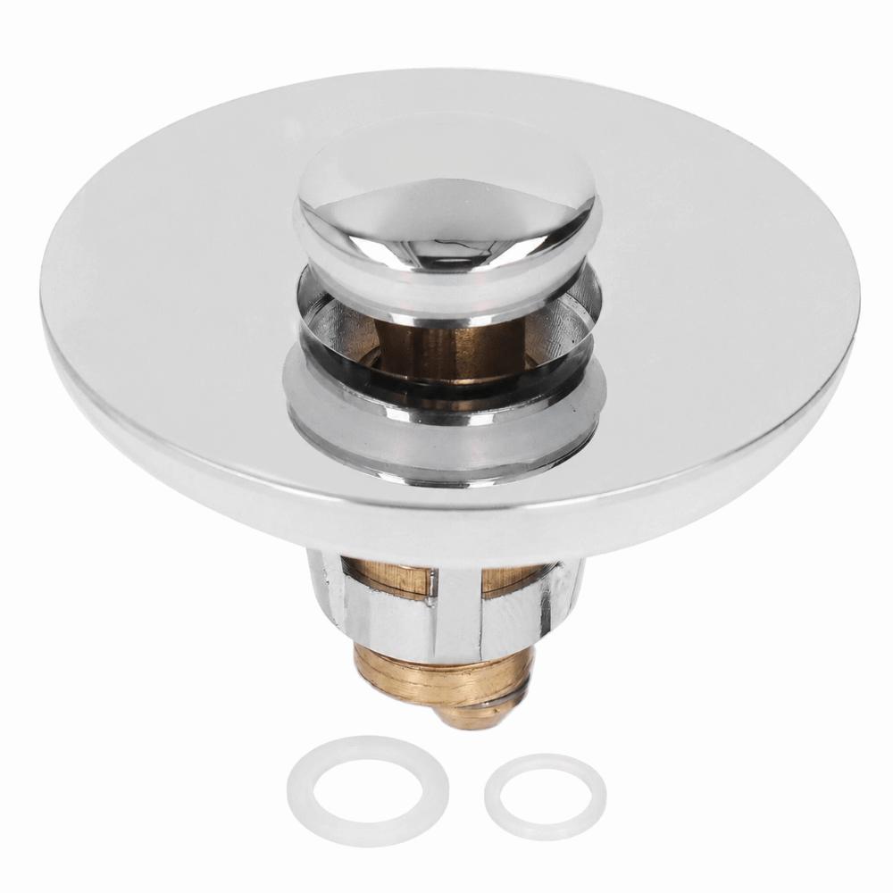 Push Button Sink Drain Stopper Brass Basin Drain Filter Durable Bounce Core Stopper Kitchen Sink
