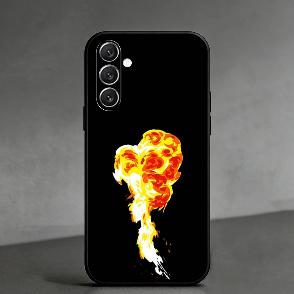 S-Взрыв стиля Чехол для телефона для Samsung Galaxy A91,80,73,72 ,71,53,52,32 ,31,22,21s,20,Мягкий черный чехол