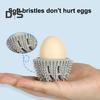 1/4 шт. Силиконовая щетка для мытья яиц, очиститель для мытья яиц пищевого класса, щетки для мытья яиц, легко очищаются, можно мыть в посудомоечной машине, противоскользящий инструмент для чистки яиц