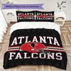 Atlanta Falcons Pattern Bedding uilt Set uilt Cover Pillowcase Home Decoration Birthday Gift (1*duvet cover + 2*pillowcase without core)