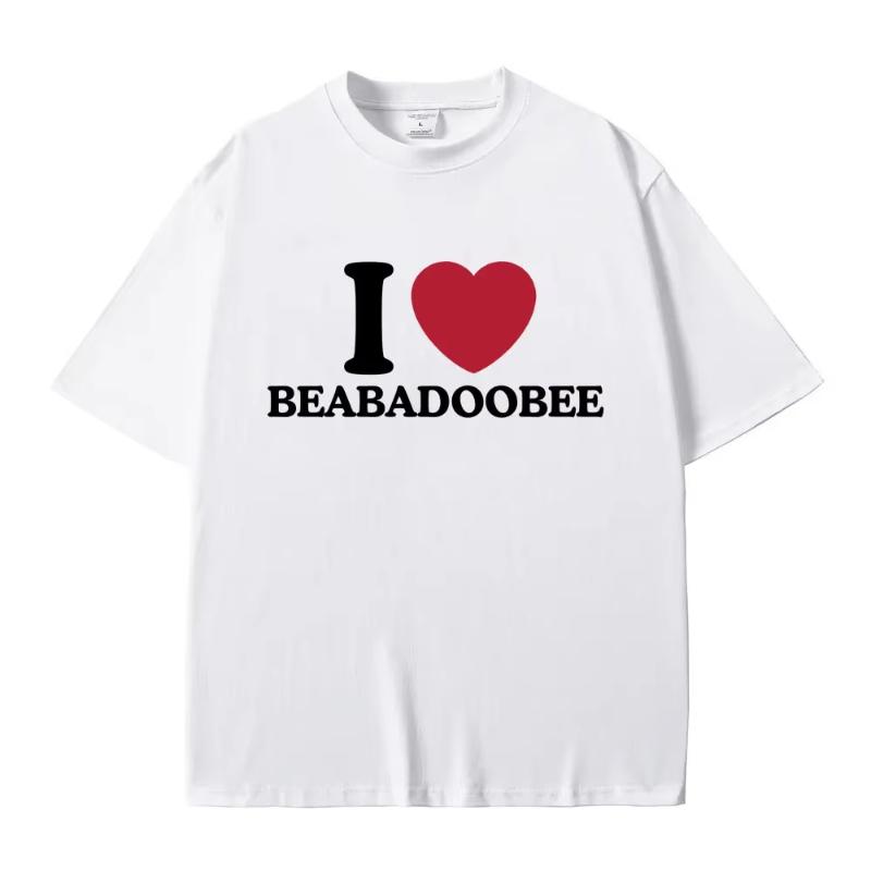 Футболка с графическим принтом певицы Beabadoobee, унисекс, женская мода, хлопковая, оверсайз, унисекс, повседневная, стиль Y2K, футболки с коротким рукавом
