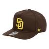 Кепка 47 Brand Мужская Бейсболка с Логотипом Major League Кепка-Хэтч Snapback San Diego Padres Коричневая 5-панельная MLB Регулируемая Один Размер