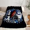 Indianapolis Colts Football Portable Blanket/Soft Blanket Bedding Blanket Suitable for Travel Camping Living Rooms Offices Sofas Fan Gifts
