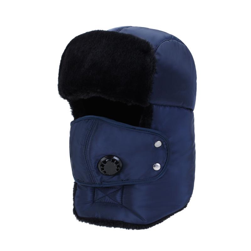 Warm Cap Winter Fashion Men Women Hats Windproof Thermal Fleece Bomber Hat Hooded Neck Warmer Hiking Scarves Snow Ski Hat