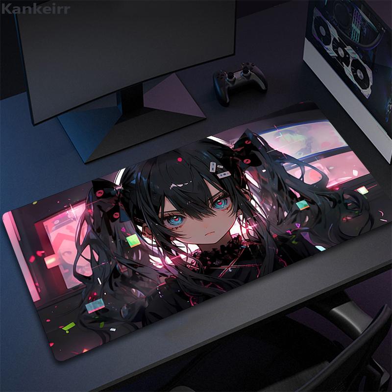 Аниме Девушки Милый Розовый Коврик для Мыши Большой Игровой Коврик для Компьютера xcm Игровой Профессиональный Премиум Коврик для Мыши Кавайные Настольные Коврики