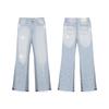 Fashion Print Jeans Loose Casual Sports Denim Pants for Men and Women