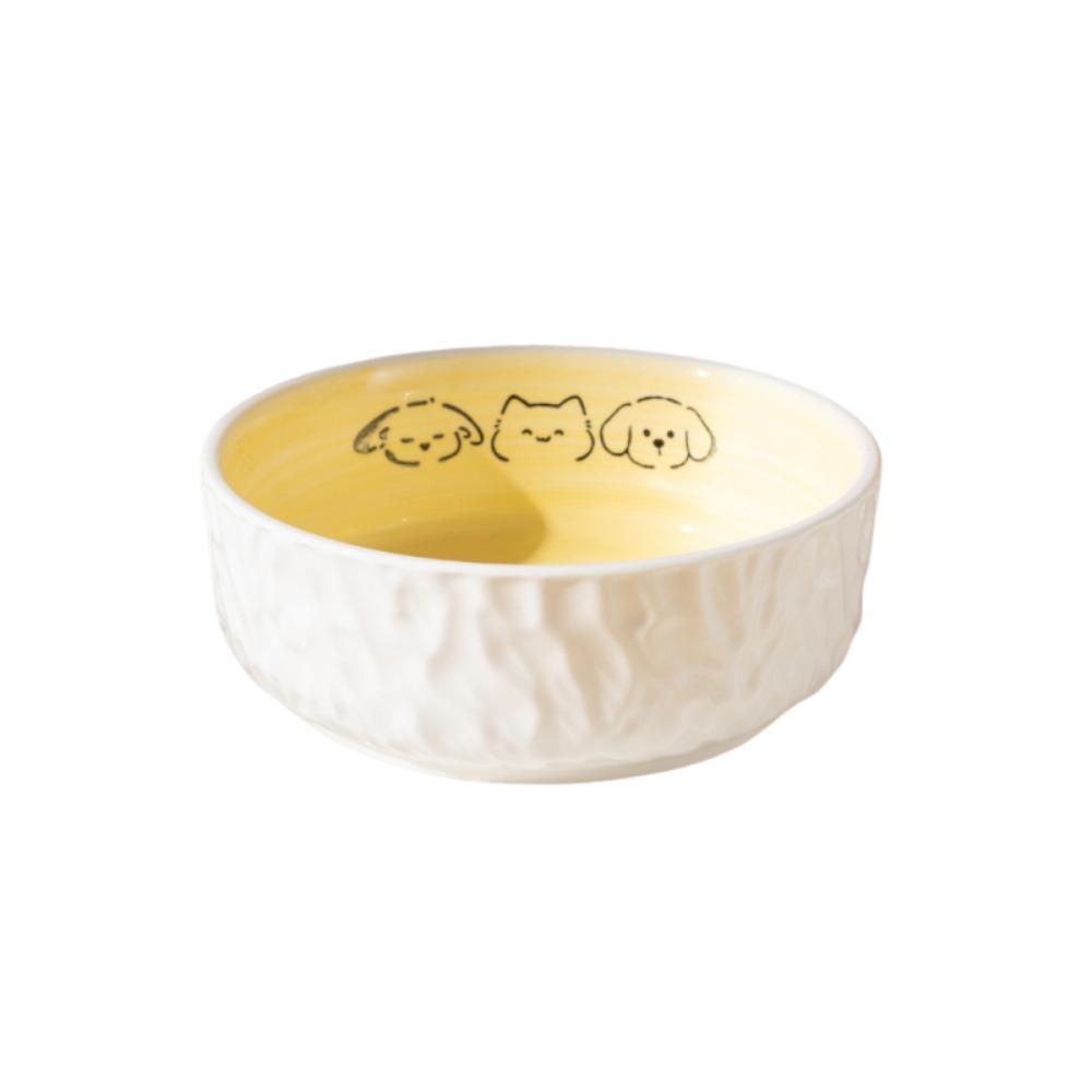 Ceramic Elevated Cat Bowl Anti-Vomiting Raised Pet Feeder Pet Food Water Bowl Pet Supplies