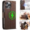 SUTENI Luxury Wallet Leather Magsafe Card Holder Flip Magnetic Phone Case For iPhone 16 15 14 13 12 Pro Max Plus Cover
