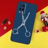 Футляр для парикмахерских и барберских ножниц для Oppo A38 A18 A58 A78 A98 A74 A94 A54 A80 A60 A40 A96 A76 A16 A15 A17 A57 A5 A6 Pro
