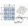 Extension and widening of zinc alloy hinge mechanical equipment electrical cabinet door hinge