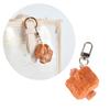 Vibrant Sweet and Sour Pork Charm Keychain Simulated Food Keyring Pendant Smooth Bag Accessory Funny Phone Decoration