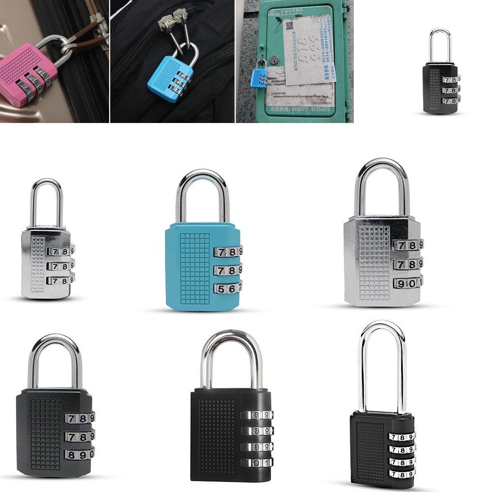 Safe Password Lock 3 /4 Digit Code Lock Practical Luggage Combination Lock Cabinet