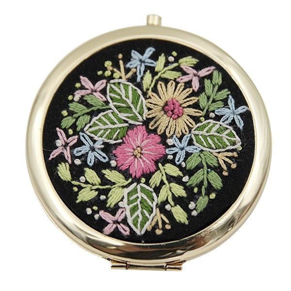 Зеркало для макияжа Вышивка DIY Набор материалов для вышивки, Не готовое изделие