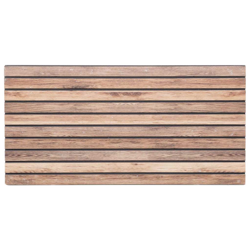 Wall Panels 5 pcs Light Brown 100 x 50 cm EPS Foam
