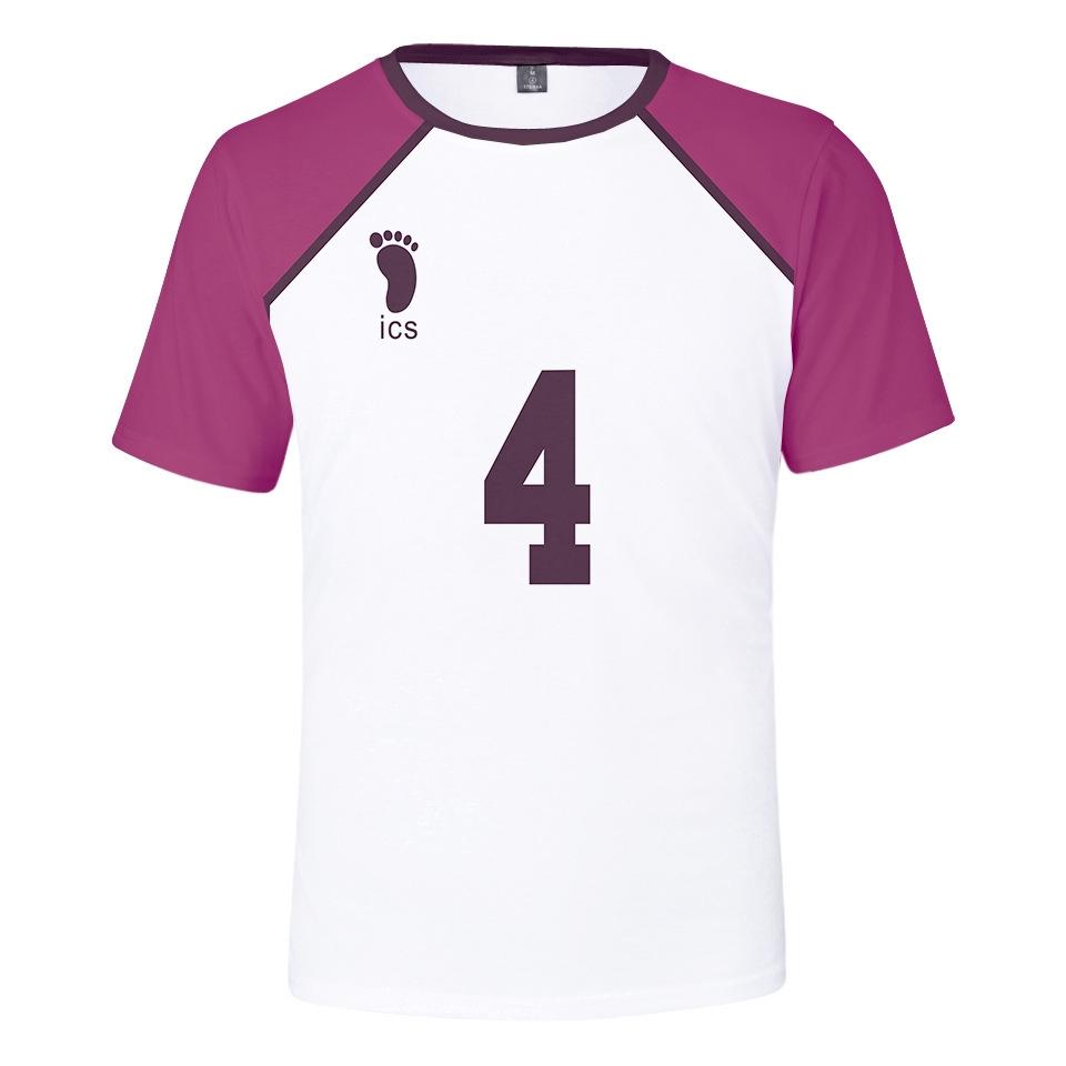 Anime Haikyuu Jersey 3D Print Sports Kid Tee Summer Men Women Short Sleeve Y2k Top Harajuku Cosplay Volleyball T-shirts