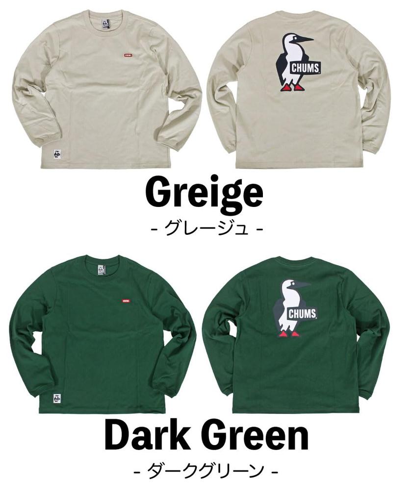 Футболка мужская с длинным рукавом и логотипом Booby [Chums] CH01-2275 (М, N001 Военно-морской флот)