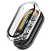 PC Case+Glass for Xiaomi Mi Band 10 Anti-scratch Protective Cover All-around Screen Protector Bumper for Mi Band 9 Ceramic  8 Cover Shell