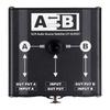 ABUO-1 Переключатель аудиосигнала XLR 2 входа 1 выход Переключатель источника аудиосигнала XLR для микрофона, звуковой карты, микшера 2 штекера XLR 1 гнездо 6.5+XLR