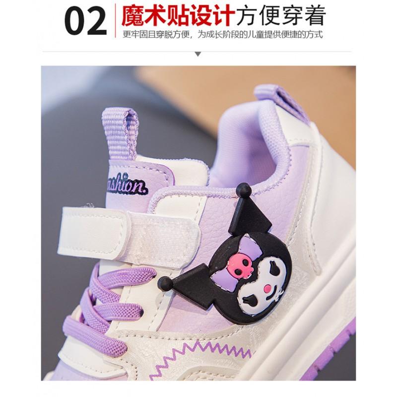 Kids Cartoon Sneakers Girls Boys Soft Sole Slip Resistant Hook Loop Casual Shoes