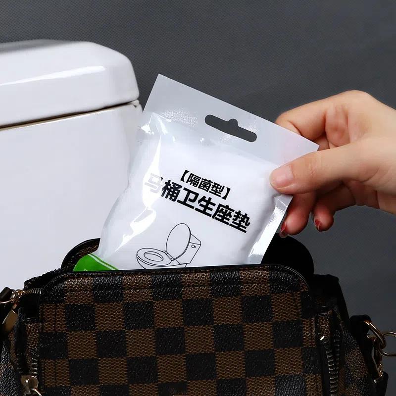 Нетканый одноразовый чехол для сиденья унитаза, портативный, антибактериальный, портативный, водонепроницаемый, для дома, 30 шт.