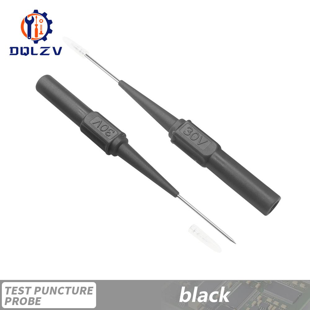 30V Car Tip Probes Diagnostic Tools Auto Multimeter Test Leads Extention Back Piercing Needle Tip Probes Mechanical connector