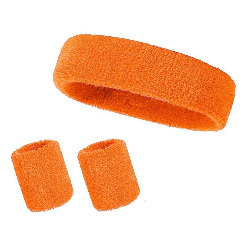Sports Headband and Wrist Strap 3-piece Set, Sports Football Sweat Absorber, Girl's Headband and Wrist Sweatband