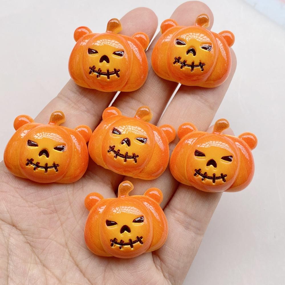 10 шт. Каваи Милые Мультяшные Серия Хэллоуин Плоская Задняя Часть Смола Скрапбукинг DIY Ювелирные Изделия Ремесло Украшение Аксессуар