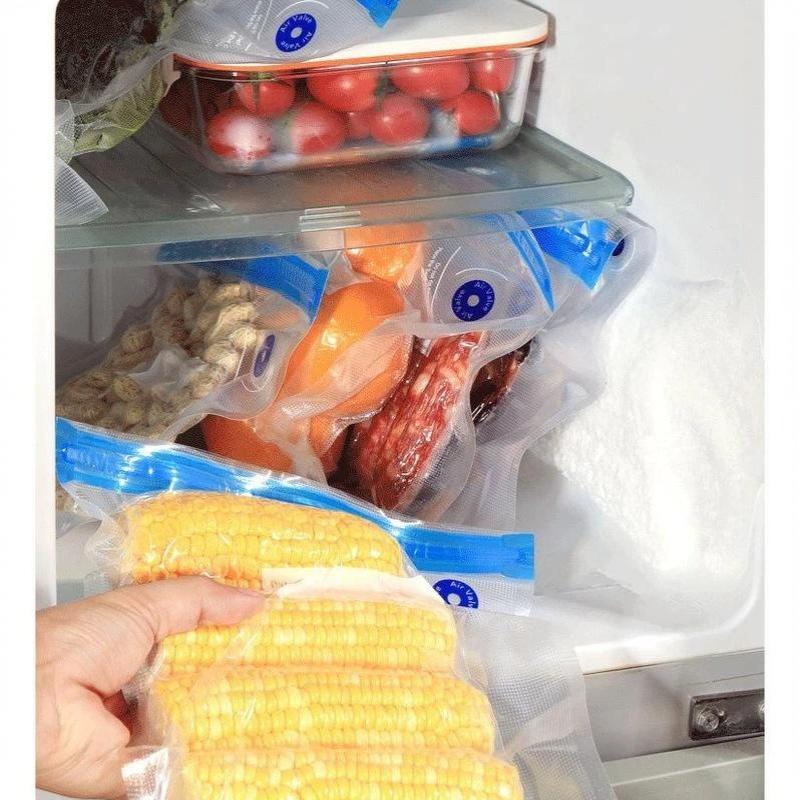 1 Set Automatic Electric Food Vacuum Sealer Usb Charging Mini Handheld Vacuum Pump For Fruit Meat Snack Storage With Vacuum Bags