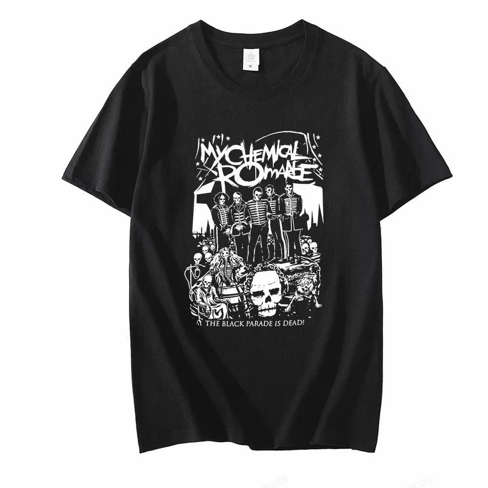 My Chemical Romance футболка Мужская мода футболки хлопковая футболка детские хип-хоп топы футболки женская футболка летняя винтажная аниме топы мальчик