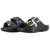 Crocs Субботние устойчивые к истиранию шлепанцы-слайдеры женские черные 213316-001