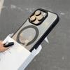 Роскошный прозрачный чехол Magsafe для iPhone 16 15 14 13 12 11 Pro Max Mini Plus Магнитные чехлы для беспроводной зарядки Прозрачная крышка