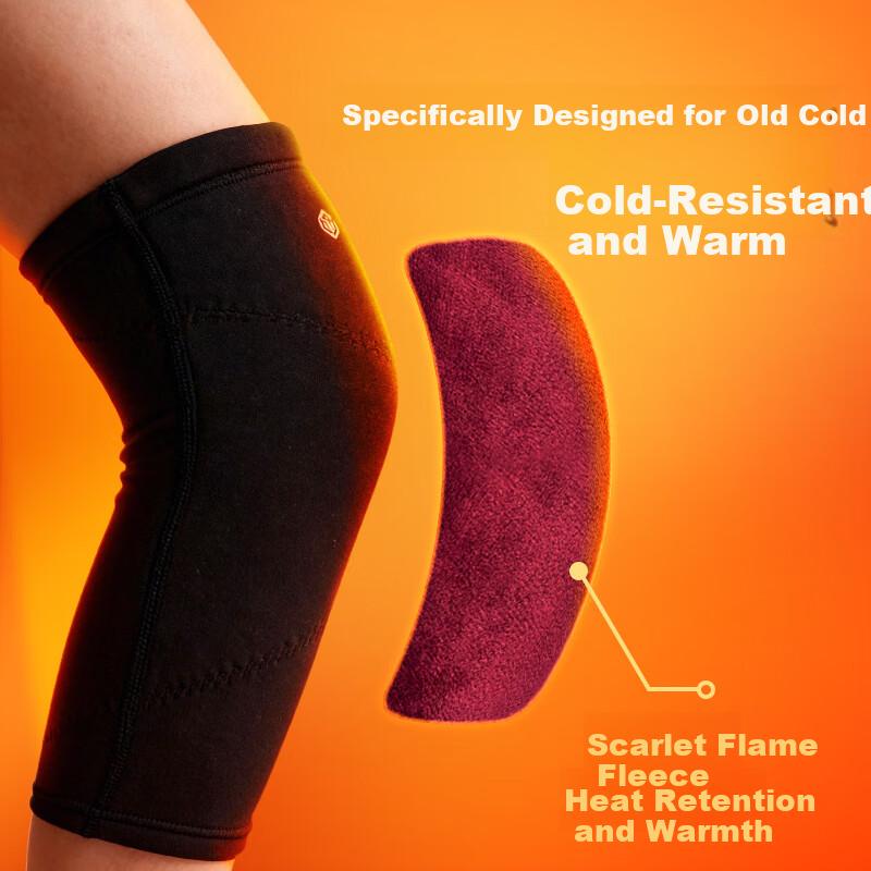 X70 Warm Fleece Knee Brace for Men and Women, Elderly Cold Legs, Arthritis, Winter Maternity Postpartum Cold Protection, Size S/M