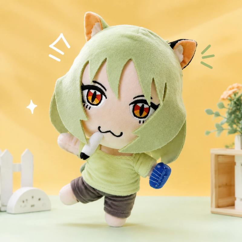 Новая Плюшевая Игрушка Yani Neko 25 см Милый Кот-Женщина Мягкая Кукла Аниме Периферия Мягкая Мультяшная Фигурка Плюшевая Игрушка Домашний Декор Подарок на День Рождения