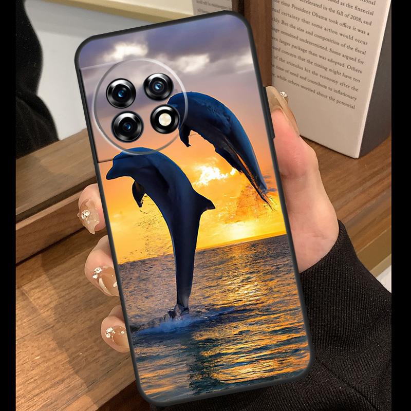 Dolphin Case For OnePlus Nord 5 CE 2 3 4 Lite N20 N30 OnePlus 15 R 13R 12R 10T 13T 10 11 12 13 Cover