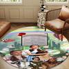 Wonderful Wizard Adventure Round Rug for Livingroom,Bedroom, Palyroom, Chair Rug, Area rug, Circle Carpet, Large Size Fan Christmas gift