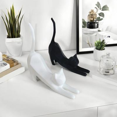 1/2/3 шт. Реалистичная скульптура кошки, напечатанная на 3D-принтере, ручной работы, имитация кошки, украшение для вечеринки, домашний декор, подарок для любителя кошек