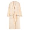 Couple Nightgown Women'S Pajamas Spring And Autumn Cotton Long-Sleeved Bathrobes Men'S Autumn Cotton Simple Dressing Gown Yukata Loungewear