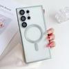 Samsung S25 Ultra Гальванизированный Чехол для Мобильного Телефона S23 Титановый Матовый S23plus Магнитный Note20