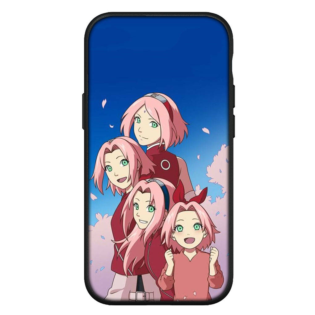 Чехол для iPhone 16 15 Xiaomi Redmi Note 14 13 12 11 Pro Max X 8 16e Samsung Galaxy S25 S24 S23 Moto OPPO Huawei аниме Харуно Сакура Наруто чехол для телефона