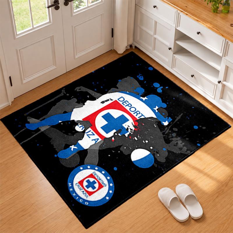 CruzAzul Carpet Door Mat for Living Room or Bedroom Protective Mat Under Chair Office Decoration Christmas Gift Birthday Present
