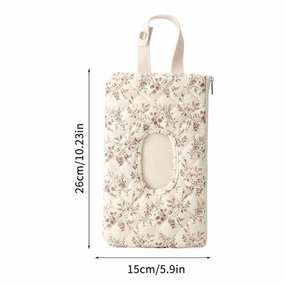 Floral Design Baby Wipes Dispenser Portable Baby Wet Wipe Pouch Wet Tissue Storage Bag  Travel Use