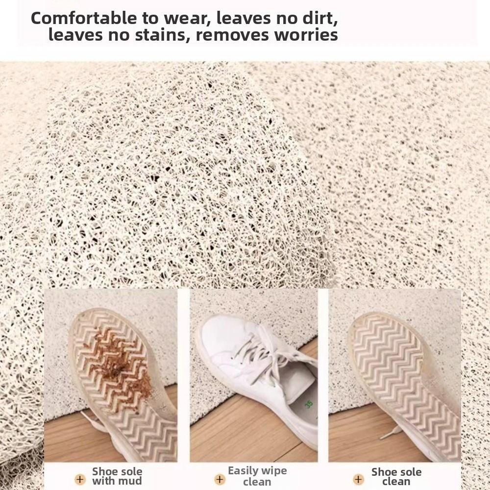 Door Mat Anti-slip Chinese New Year Doormat Stain Proof Cartoon Entrance Mat Wear-Resistant Red Floor Mat Spring Festival