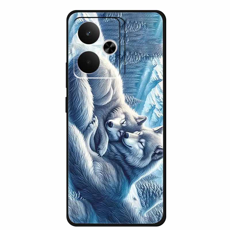 Для телефона Realme GT 7 T 7T Чехол Модные Фото Черный Силикон Мягкая Задняя Крышка Чехол Для Realme GT 7T GT7 7 T Чехол GT7T Coque Capa